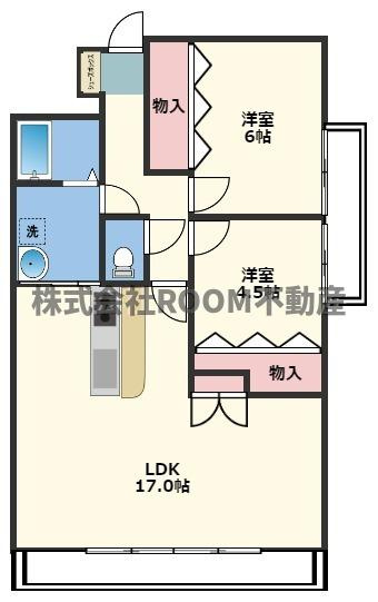 フローリッシュ広呂原の間取り