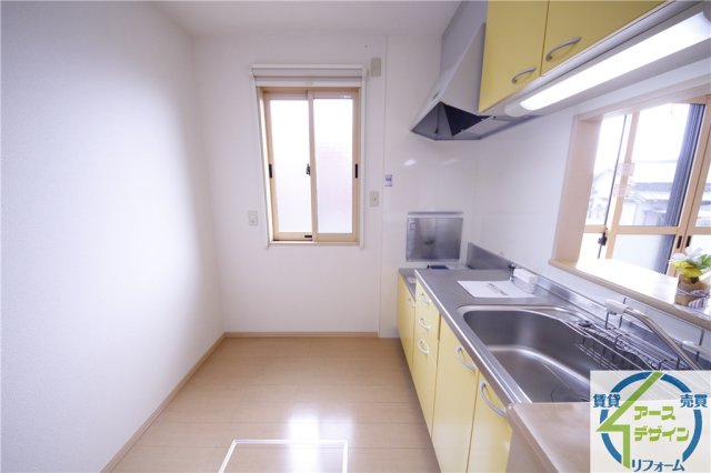 ヒルグレイスB棟のキッチン