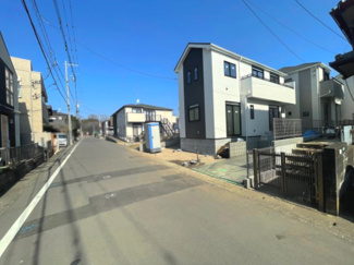【前面道路含む現地写真】 | 大和市福田　新築分譲住宅　全４棟/今回販売３棟 | 前面道路