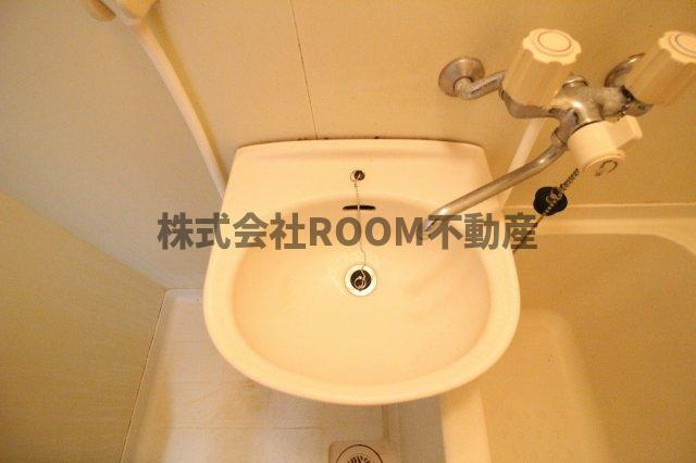 コーポレーション華の洗面所|使いやすい洗面所です