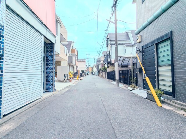 葛飾区金町４丁目の売地の前面道路含む現地写真|～前面道路含む現地写真～