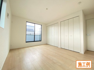 【内観：施工例】 | 綾瀬市落合南　新築分譲住宅　全1棟  | 同施工会社施工例（洋室）