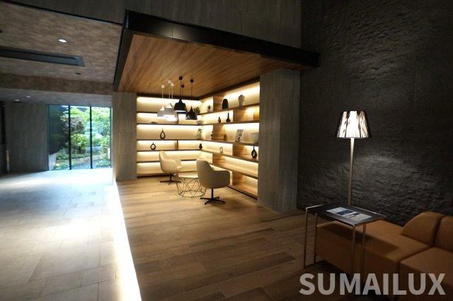 熊本市中央区南坪井町の賃貸マンションのロビー