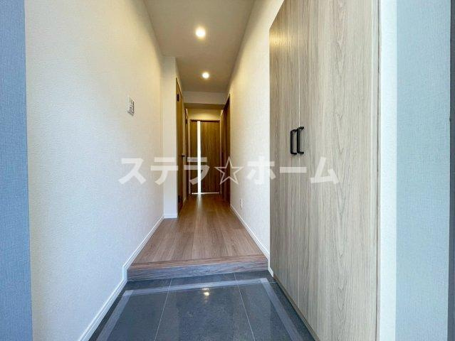サン三国マンションの玄関|落ち着いた玄関です