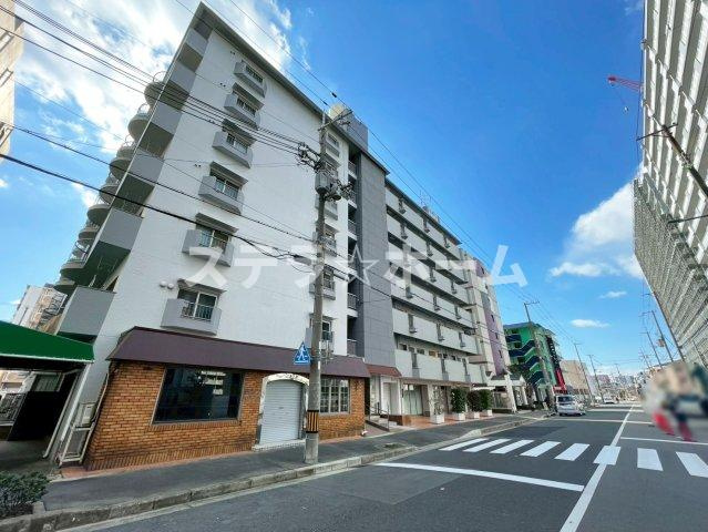 サン三国マンションの外観|落ち着いた雰囲気の外観です