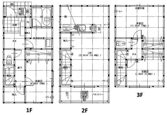 小港町３丁目貸家