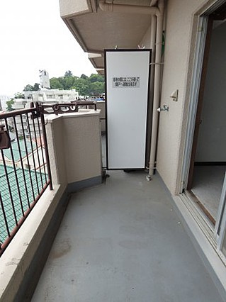 晃ハイムのバルコニー