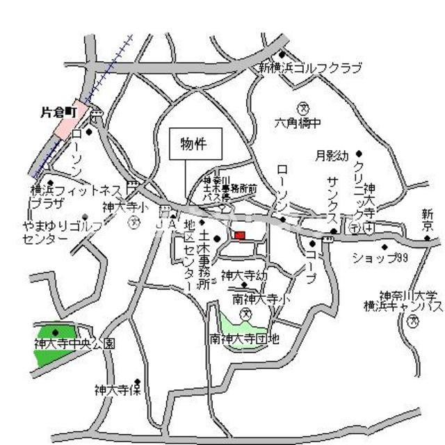 ビューラー神大寺【おとり物件なし】#学生・社会人にオススメ！初期費用分割払いOK！の地図