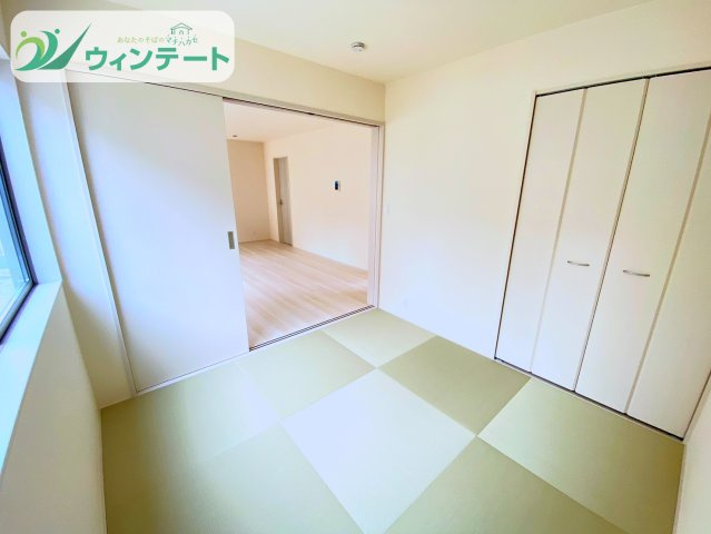 石岡市府中第1　新築戸建の和室|落ち着いた和室で来客をおもてなし。和やかな時間を演出できます。