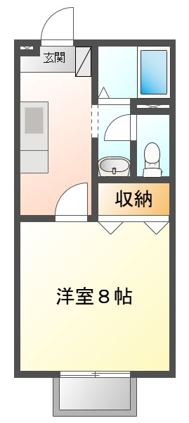 イーストハイム津島の間取り