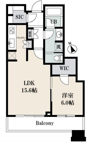 パークコート虎ノ門愛宕タワーの間取り