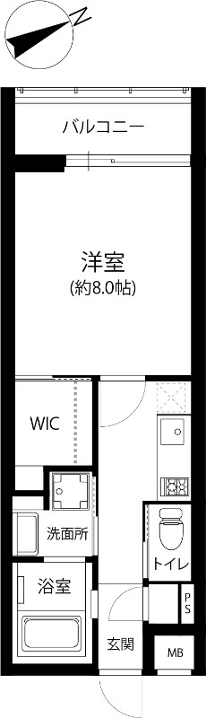 アクシオン大橋ルミナスの間取り|※図面と現況が異なる場合は現況を優先します。