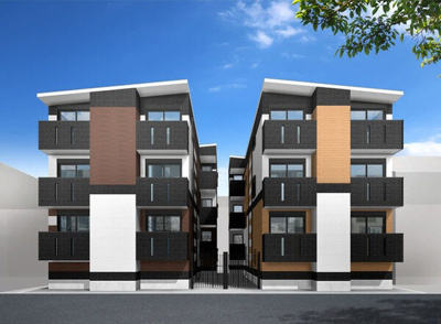 【外観】 | RadIAnce名城公園 N棟 | 外観パース