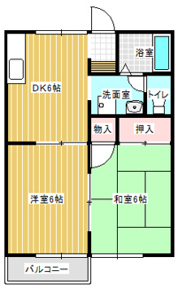【間取り】 | グリーンハイツ