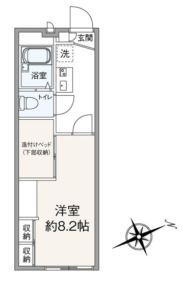 【間取り】 | レオパレス梅が丘