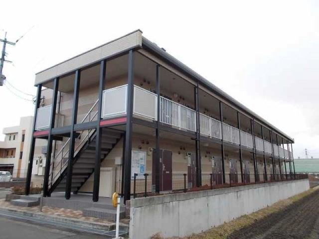 レオパレスｇｒａｃｅＭの外観|落ち着いた雰囲気の外観です