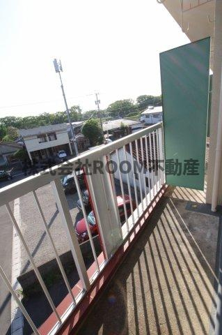 大王ハイツのバルコニー