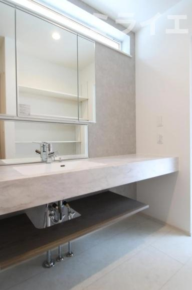 【新築戸建】札幌市手稲区新発寒5条7丁目2棟の洗面所