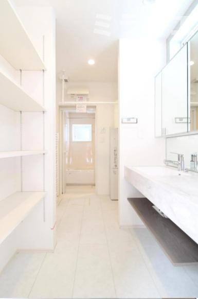 【新築戸建】札幌市手稲区新発寒5条7丁目2棟の洗面所