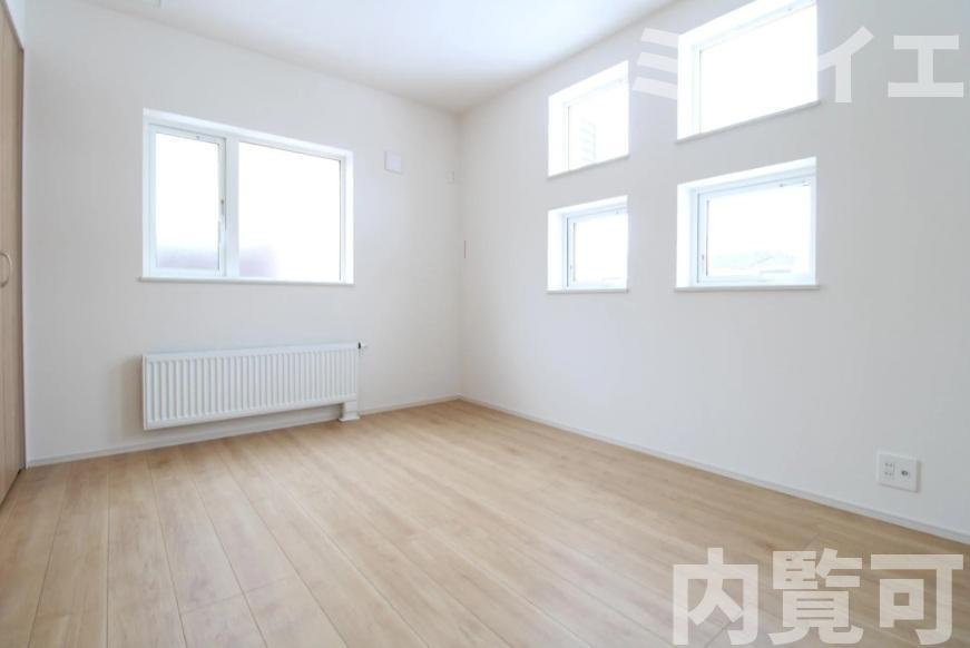 【新築戸建】札幌市手稲区新発寒5条7丁目2棟の洋室