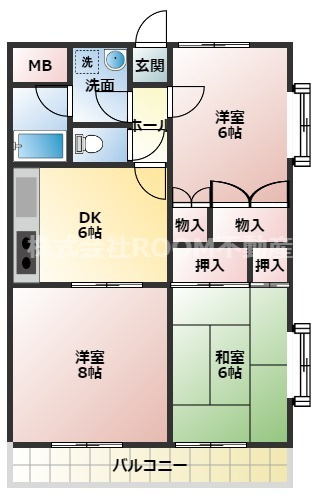 レイソル96の間取り