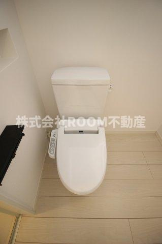 CATBOX　TADEIKE　B棟のトイレ|落ち着いたトイレです