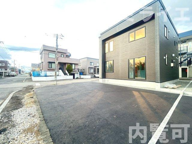 【新築戸建】札幌市手稲区新発寒5条7丁目2棟の駐車場