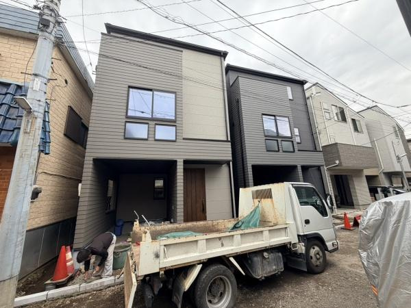 川崎市幸区小向町の新築一戸建のその他|外観です。間もなく完成です。