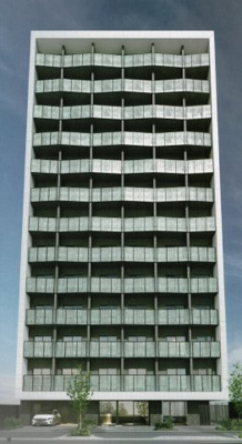 【外観パース】 | 江東区アルテシモコルソ | 外観パースです