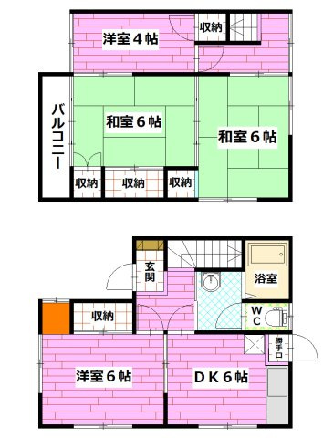 高木邸の間取り