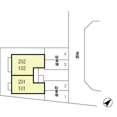 ヴェルテすみれの区画図
