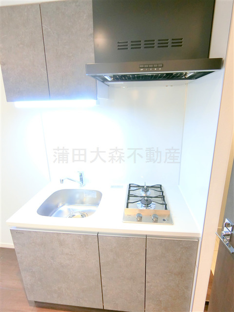 ベルシード蒲田Ⅱのキッチン|2口ガスシステムキッチン