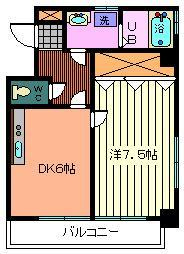 ギャラクシー中浦和の間取り