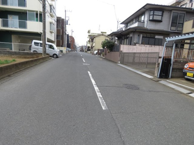 【前面道路含む現地写真】 | 富士見市水谷２丁目売地