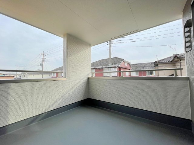 八潮市八潮7丁目　新築戸建　全4棟　3号棟のバルコニー|同施工会社の参考写真になります。