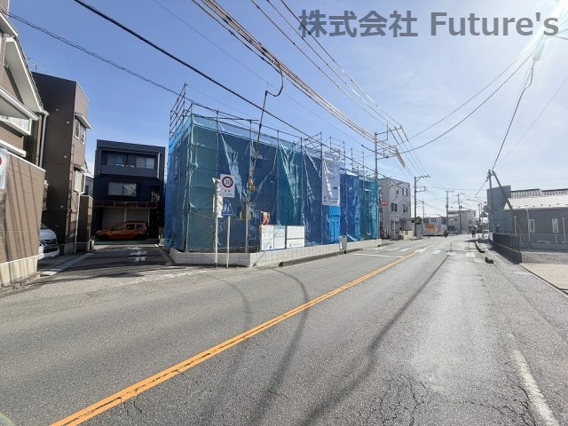 八潮市八潮7丁目　新築戸建　全4棟　4号棟の前面道路含む現地写真|前面道路含む現地写真です。