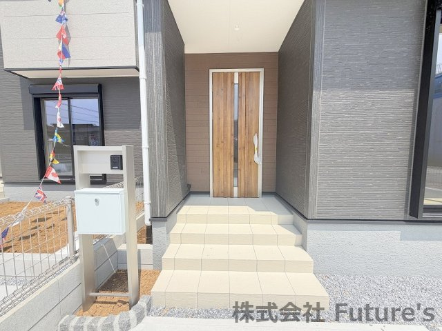 八潮市八潮7丁目　新築戸建　全4棟　4号棟のエントランス|玄関アプローチ