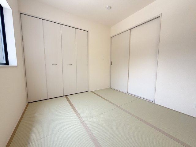 八潮市八潮7丁目　新築戸建　全4棟　1号棟の和室|落ち着いた雰囲気の和室を完備