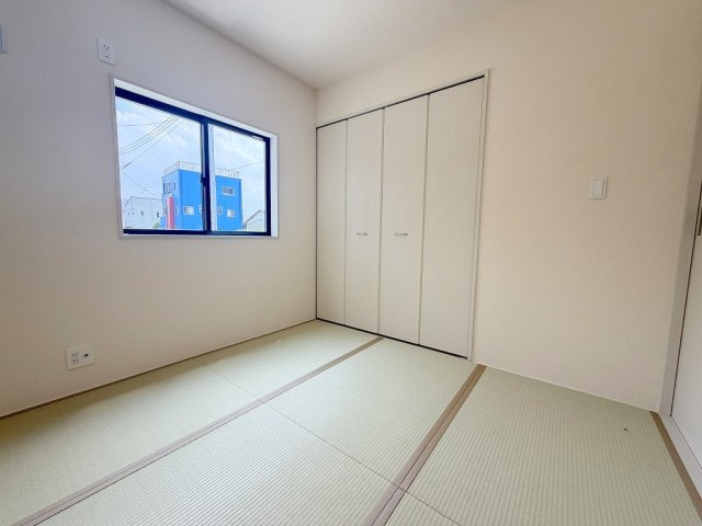 八潮市八潮7丁目　新築戸建　全4棟　1号棟の和室|布団派にも嬉しい和室を完備