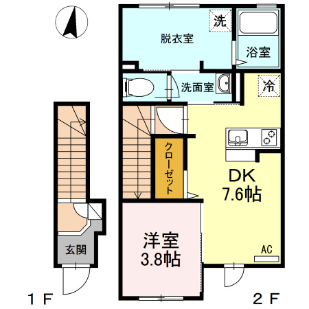 グランメゾン祇園の間取り