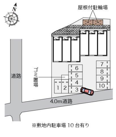 レオネクストブレッツァ　ノースの区画図