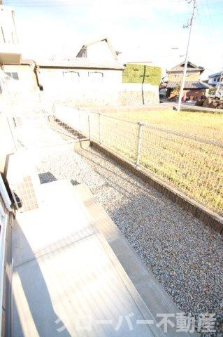 アレズⅠ番館のバルコニー|庭（専用庭）