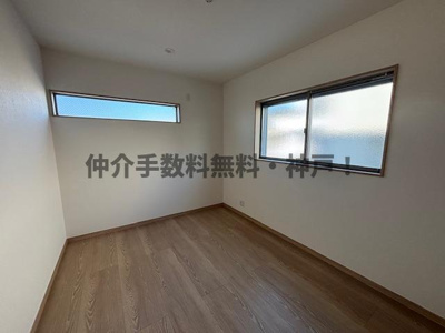 【洋室】 | 神戸市垂水区西舞子9丁目　新築戸建　仲介手数料無料！ | ゆったりした洋室です