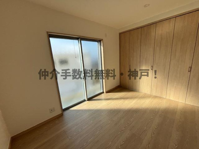【洋室】 | 神戸市垂水区西舞子9丁目　新築戸建　仲介手数料無料！ | 洋室です