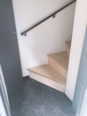 レオネクストさくら五段坂Ⅱの玄関|シンプルで使いやすい玄関です