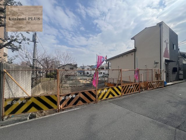 大阪市城東区中浜1丁目の前面道路含む現地写真