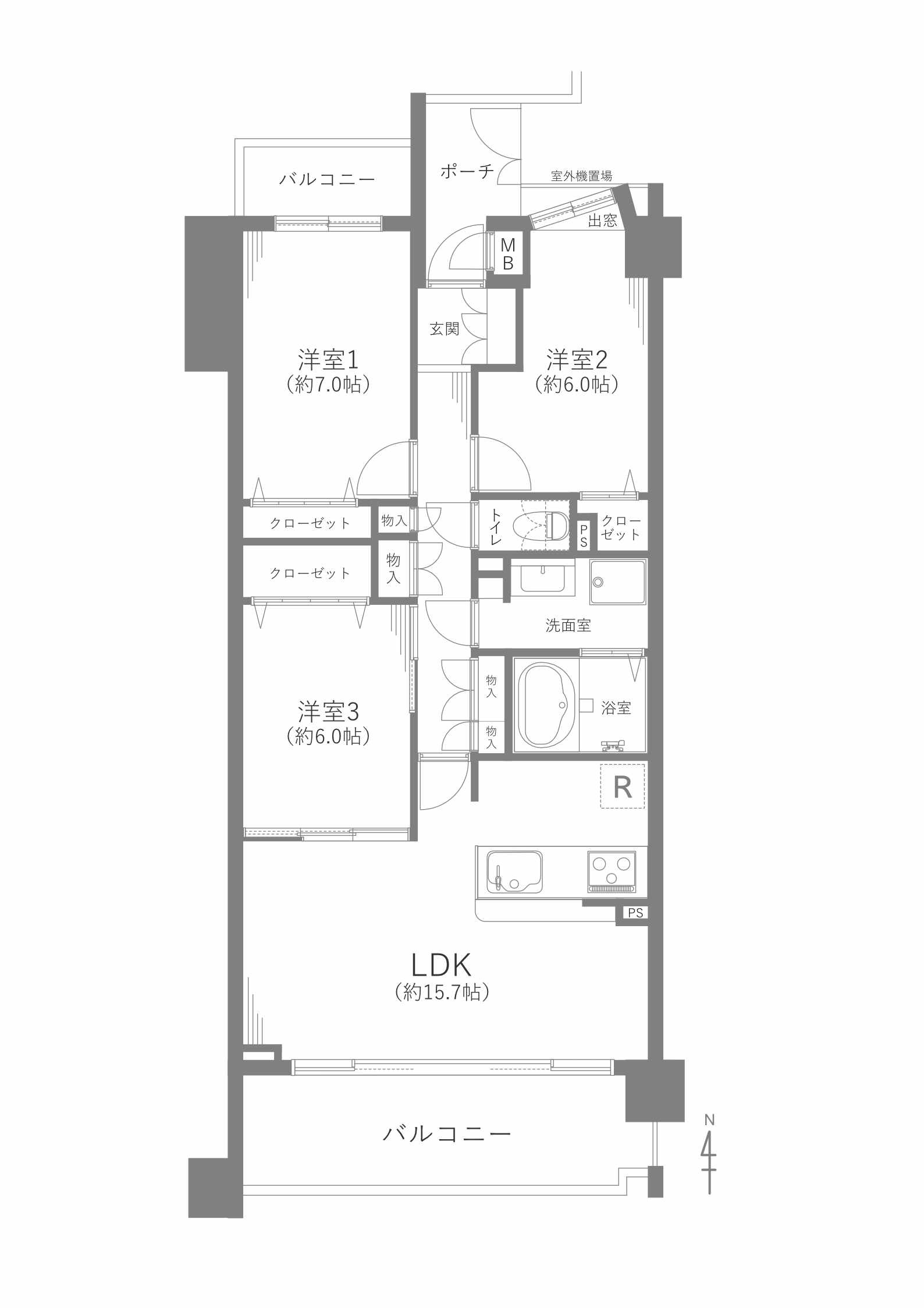 香久山パークスクエアN棟
