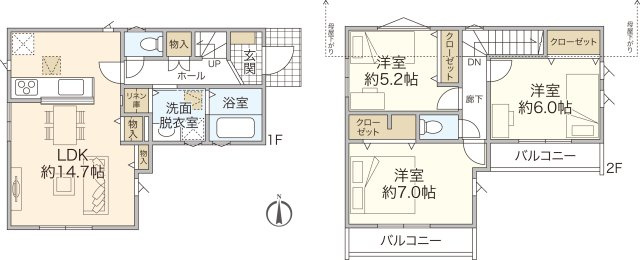 VerGardenハイランド5丁目新築戸建　2号棟の画像