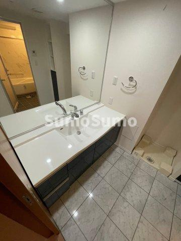 リーガル四ツ橋立売堀Ⅱの洗面所|明るい洗面所です