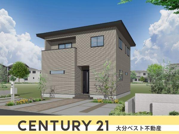 AG-HOUSE　下郡　B棟の完成予想図|※外観パースはイメージです。現況と異なる場合は現況を優先させていただきます。